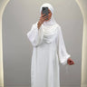 Misa Abaya Set with Khimar White
