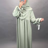 Mila Abaya Set with Khimar Mint