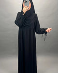 Ensemble Abaya Mila avec Khimar Noir