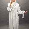 Mila Abaya Set with Khimar White