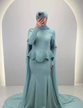 Robe de soirée Simay Menthe