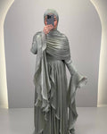 Robe de soirée Liyana Menthe