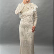Robe de soirée Nola Beige