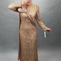 Nursema Exclusive evening dress gold