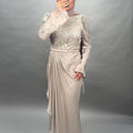 Perly Abendkleid Beige