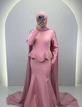 Robe de soirée Simay Rose
