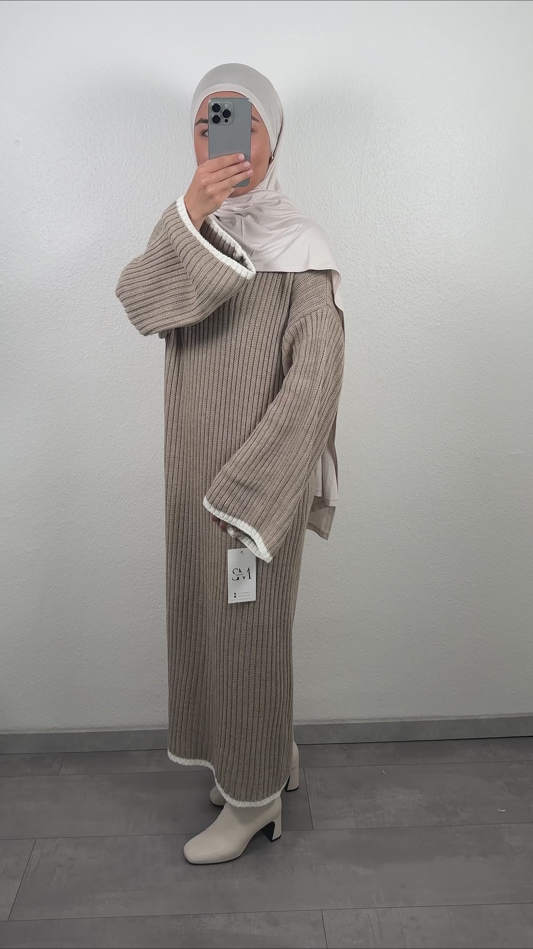 Valeri Kleid Beige