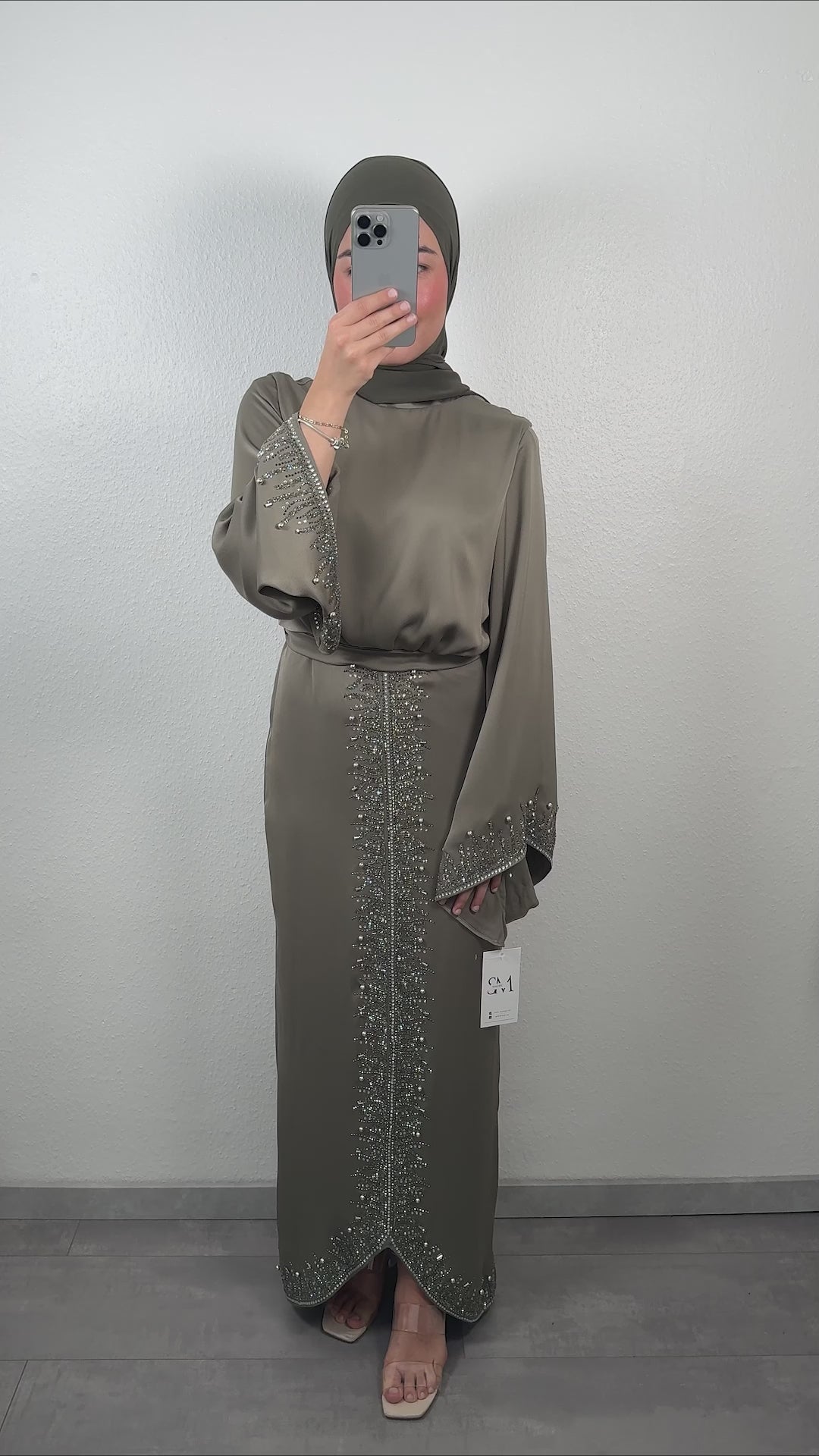 Maya Abendkleid Khaki