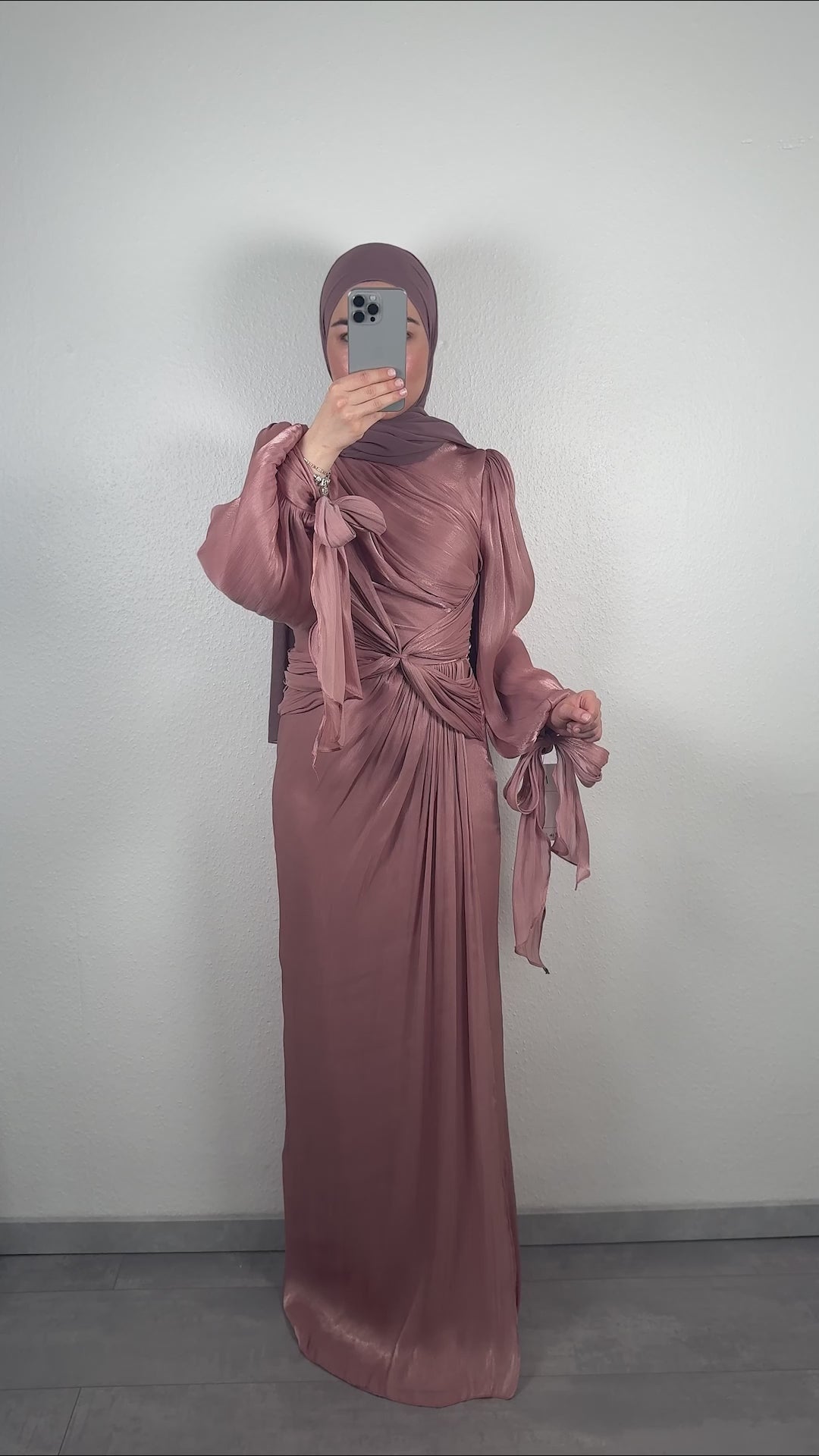 Robe de soirée Yildiz rose