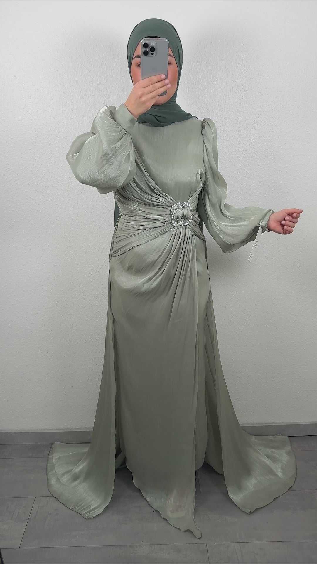 Nur evening dress Mint 01