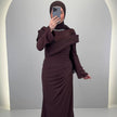 Sanya Robe de soirée marron