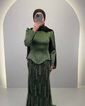 Robe de soirée Sedef Vert
