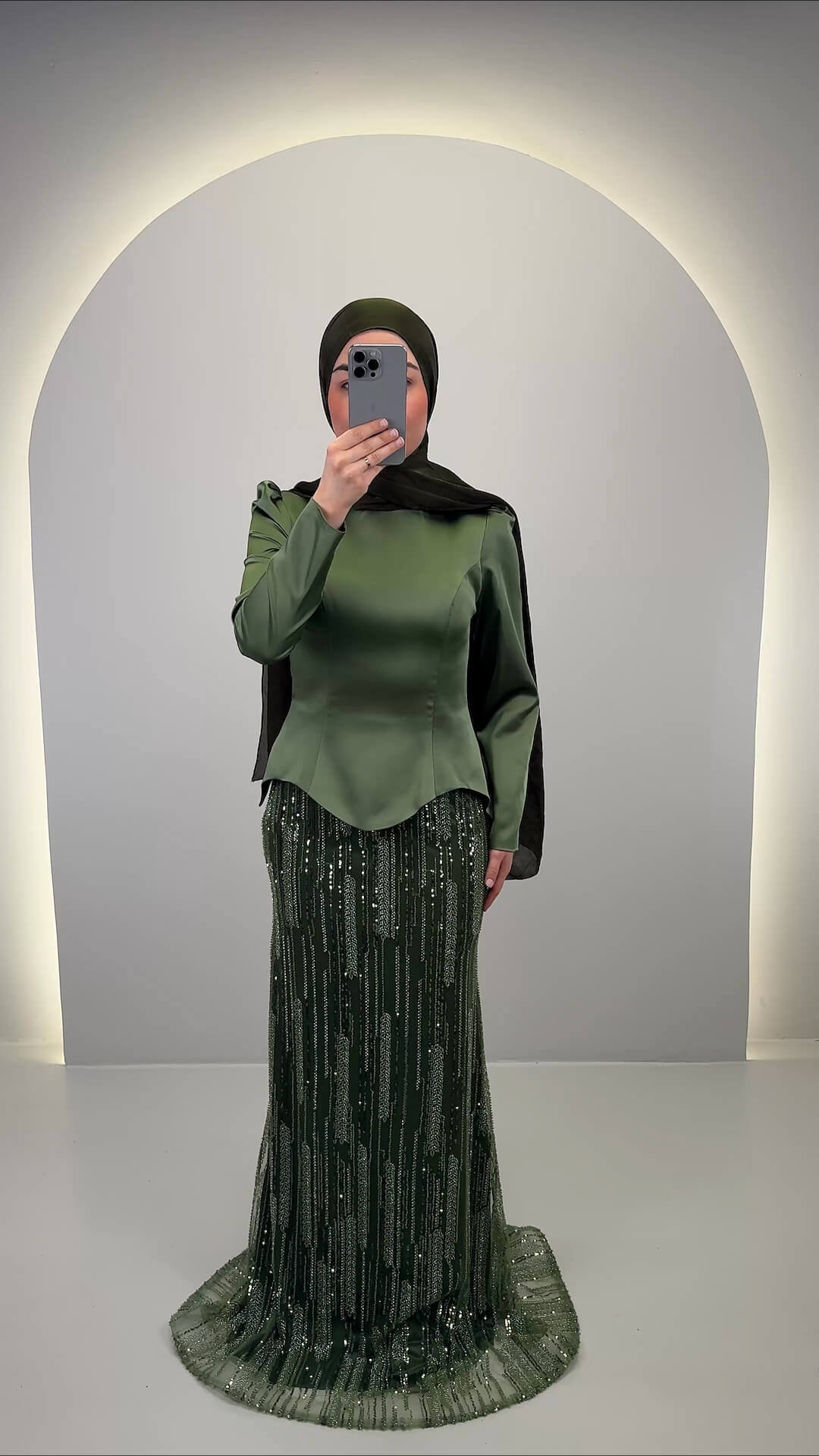 Sedef Abendkleid Grün