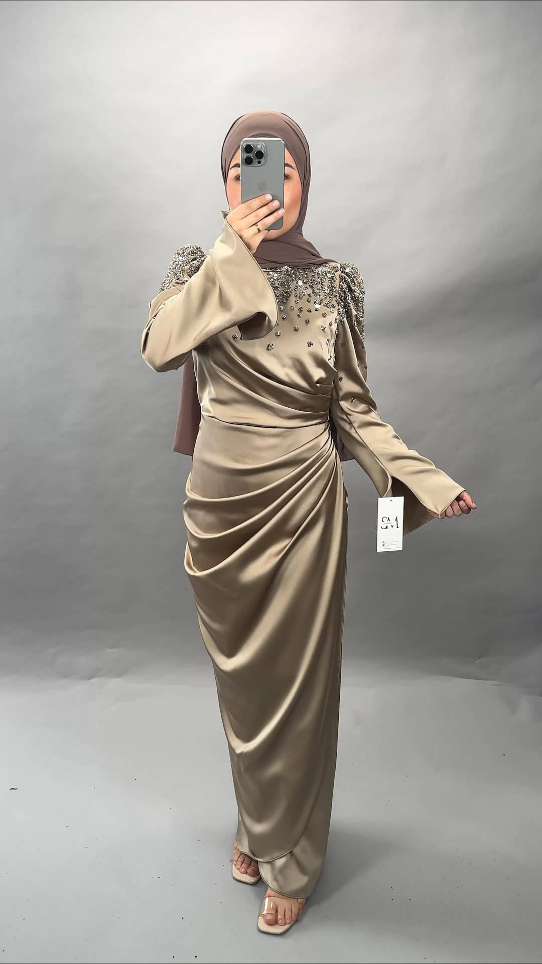 Sirin Abendkleid Beige