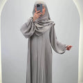 Hifaya Ensemble Abaya avec Khimar Taupe