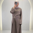 Robe de soirée Arami Taupe