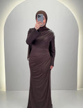 Tuyana Evening dress Brown