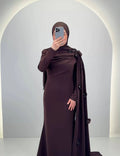 Saralia Evening dress Brown