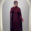 Robe de soirée Emira Bordeaux