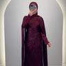 Robe de soirée Emira Bordeaux