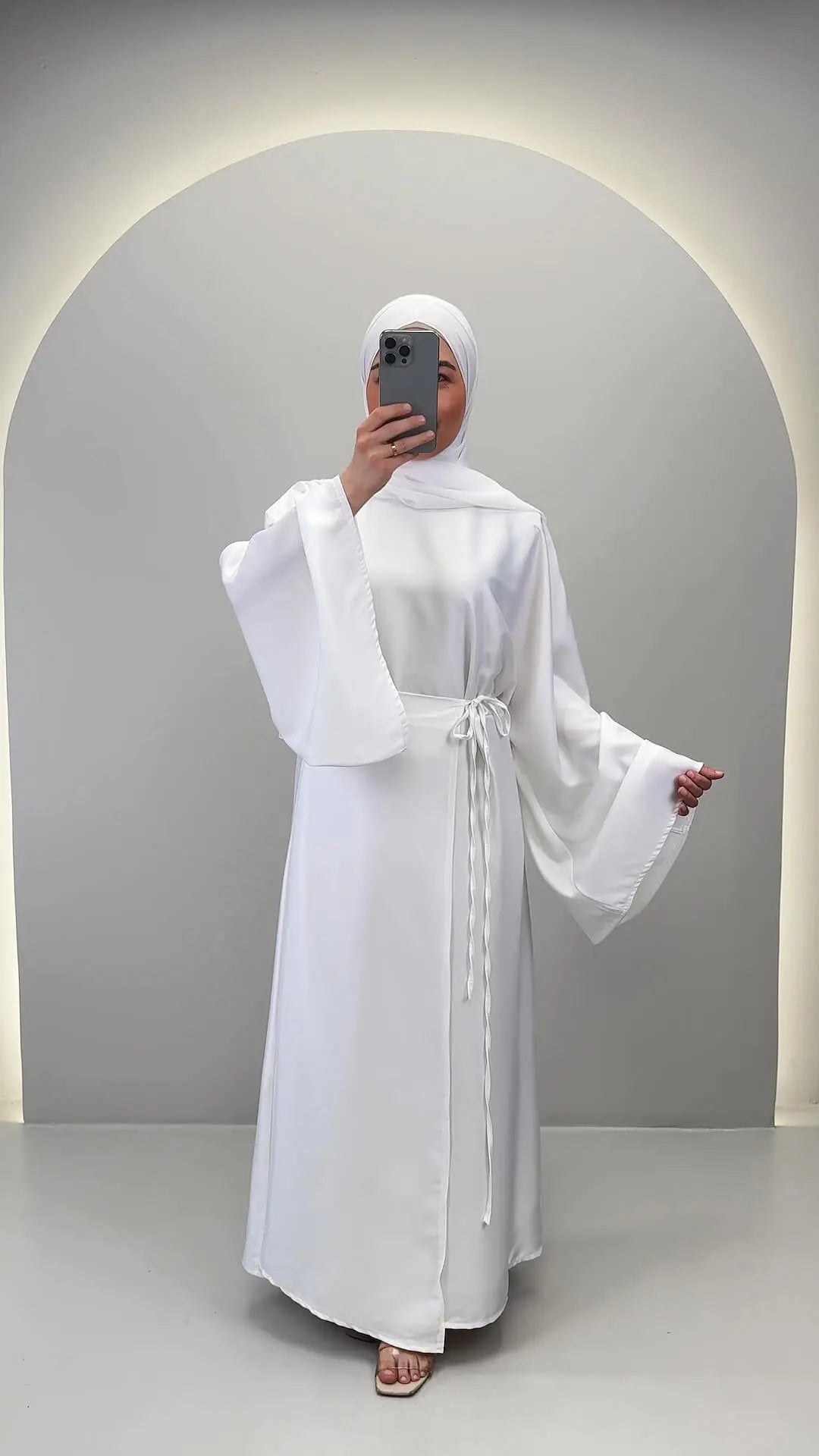 Meslia Abendkleid Weiß